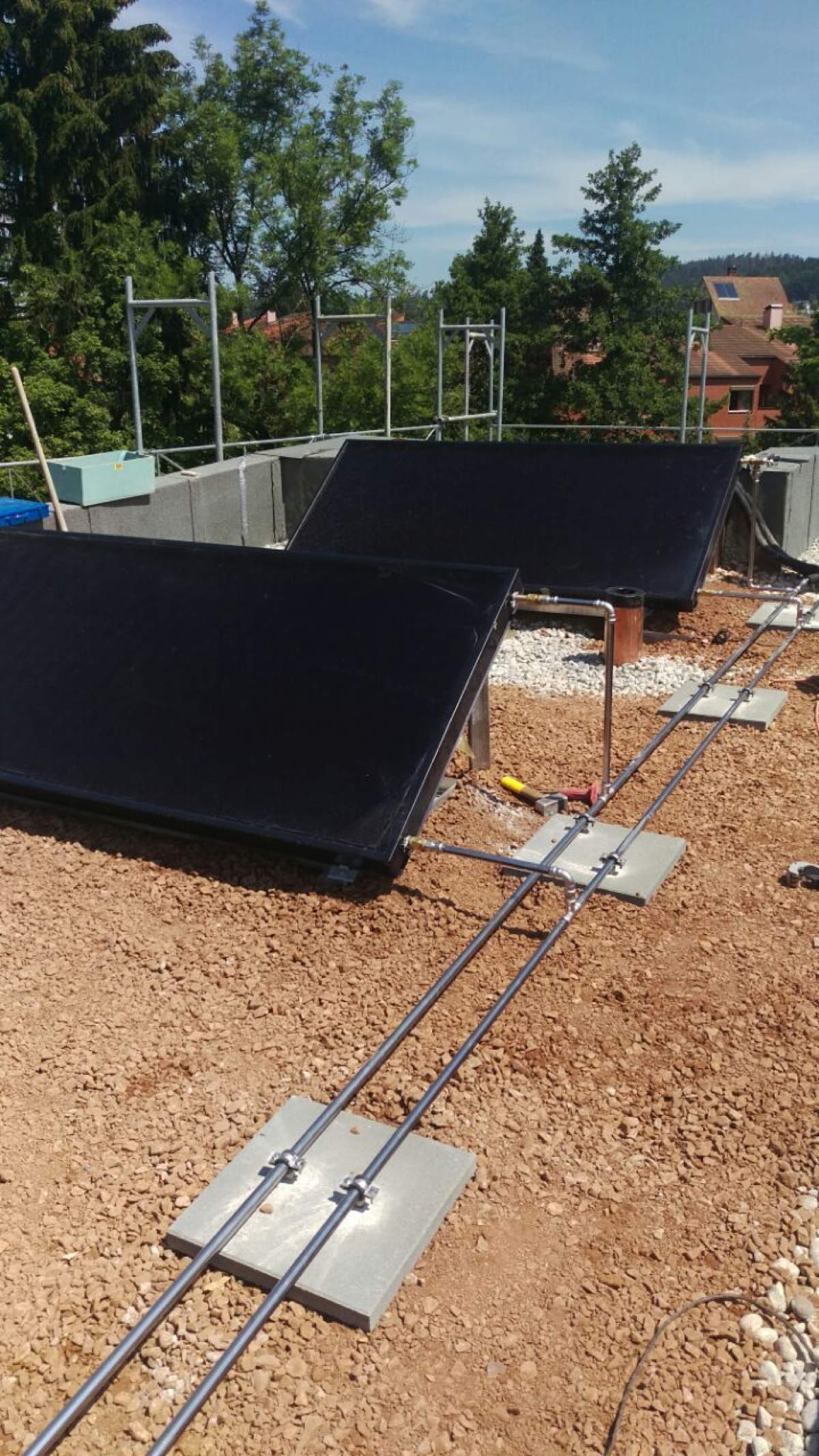 Solarinstallationen Ziberi Haustechnik
